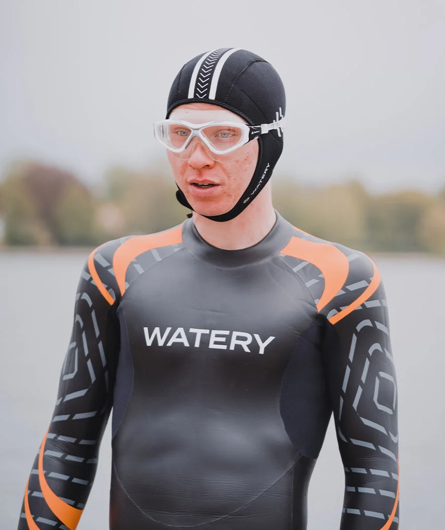 Watery våddragt til mænd - Pelican - Orange