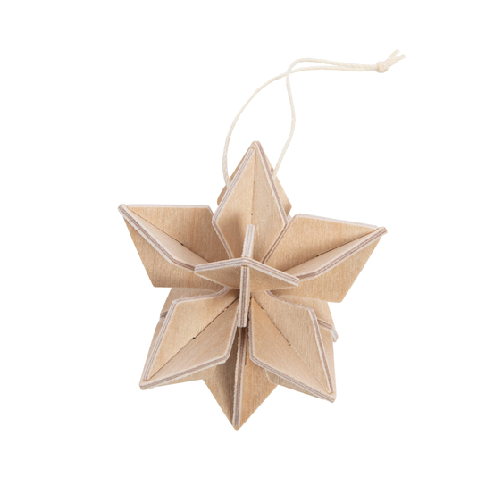 Forme en médium- Etoiles en bois D5cm x 6