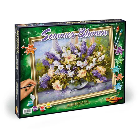 SchipperMalen nach Zahlen Sommerblumen