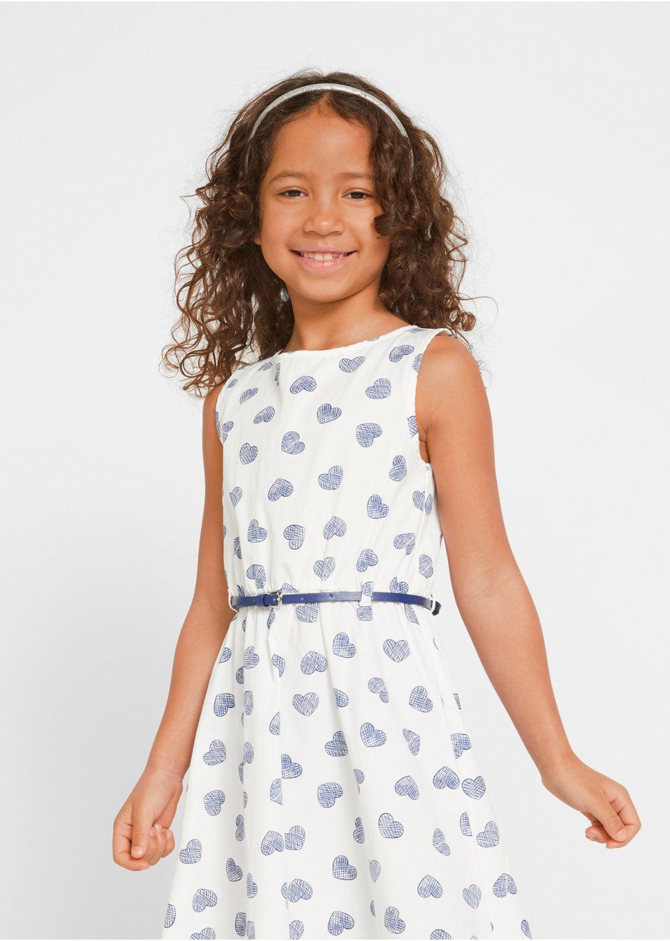 Robe fille, boléro, ceinture (Ens. 3 pces.)