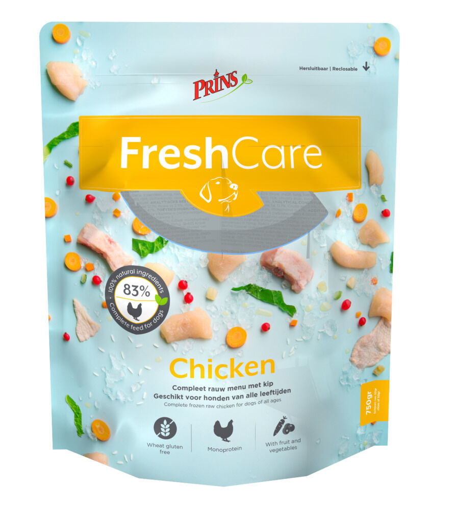 Prins FreshCare - Hondenvoer - 0.75 Kilogram - groente, kip