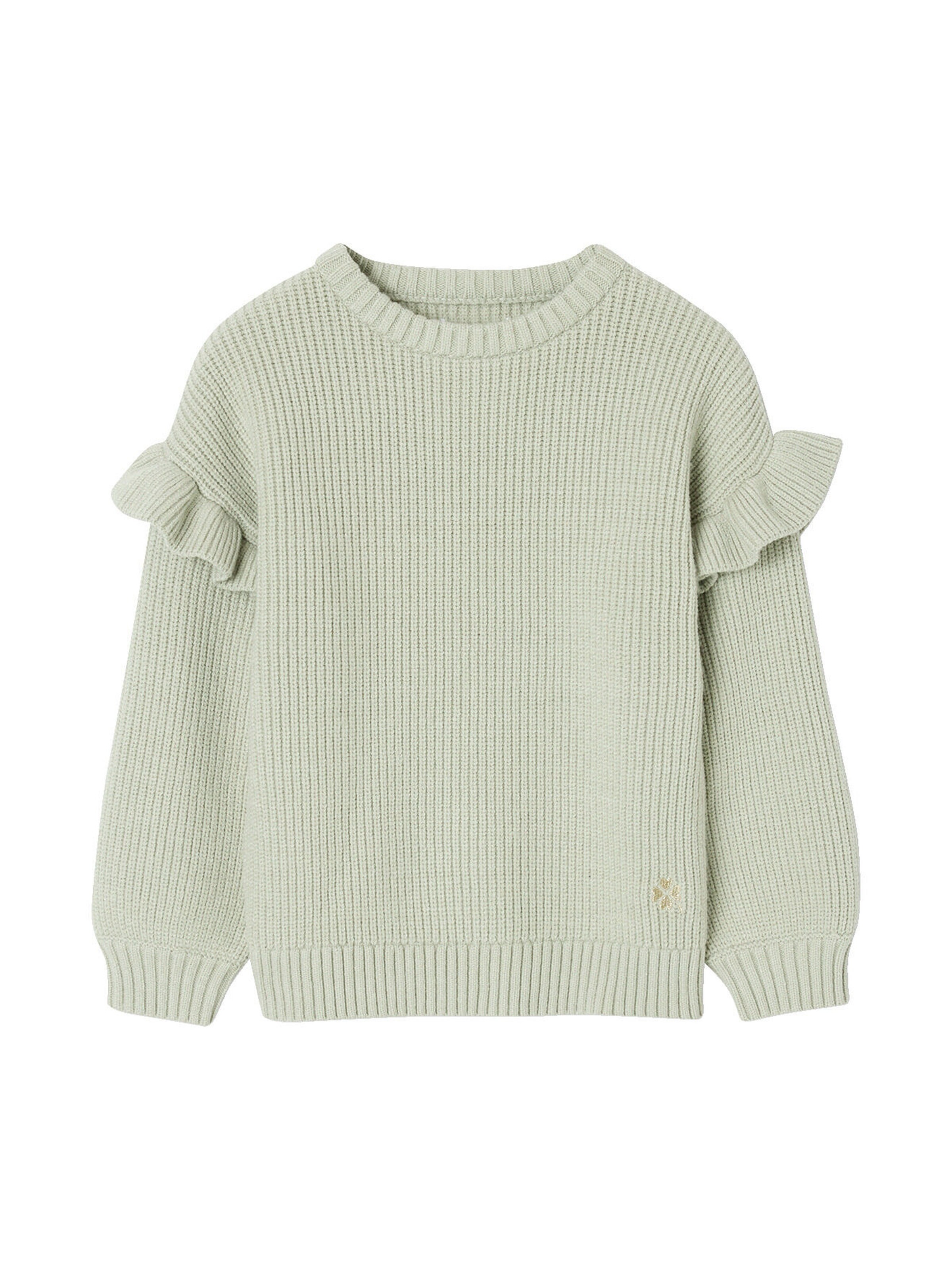 Vertbaudet Mädchen Pullover salbeigrün