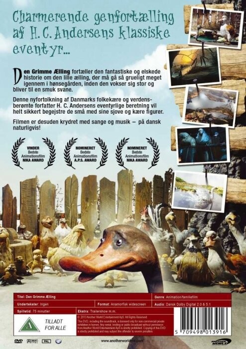 H.C. Andersen - Den Grimme Ælling - DVD