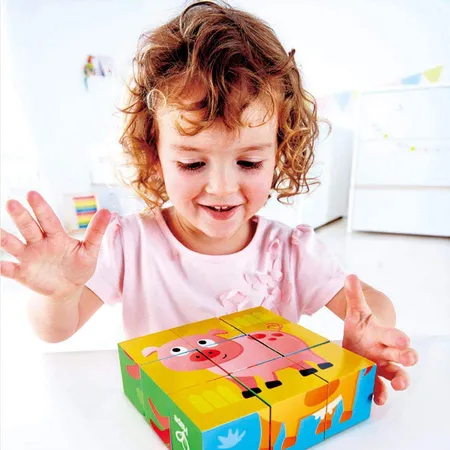 Hape Blockpuzzle Bauernhof