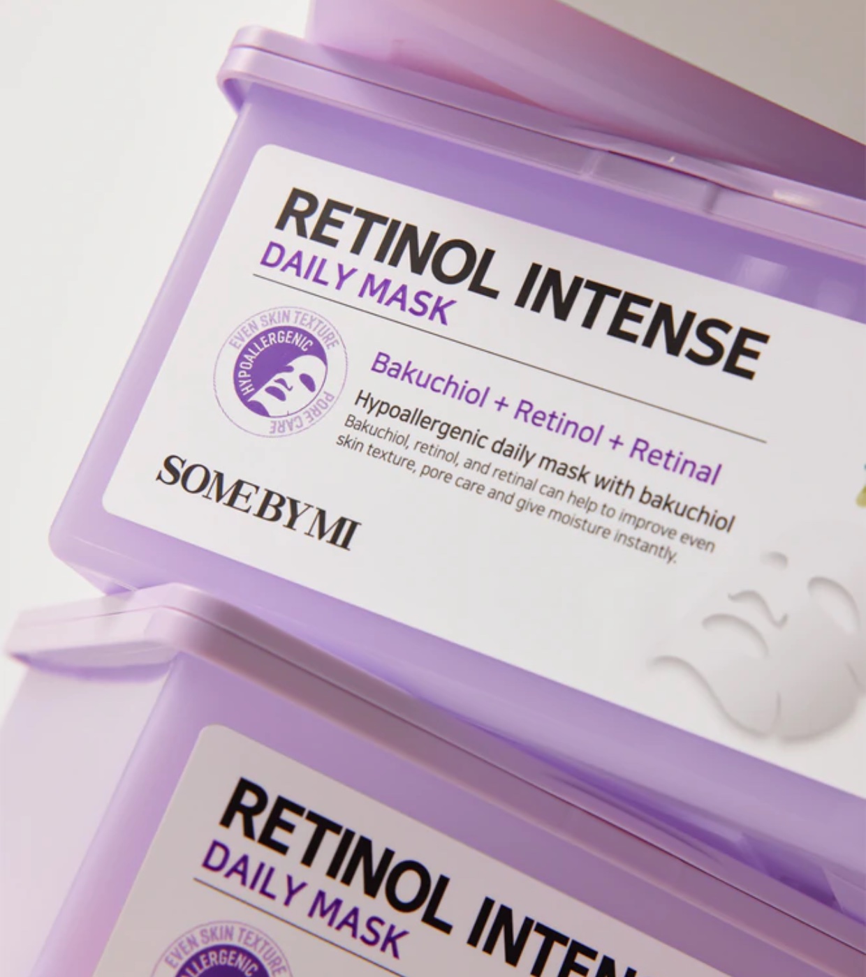 Some by mi - Máscara facial diária com Bakuchiol + Retinal + Retinol - 30 unidades