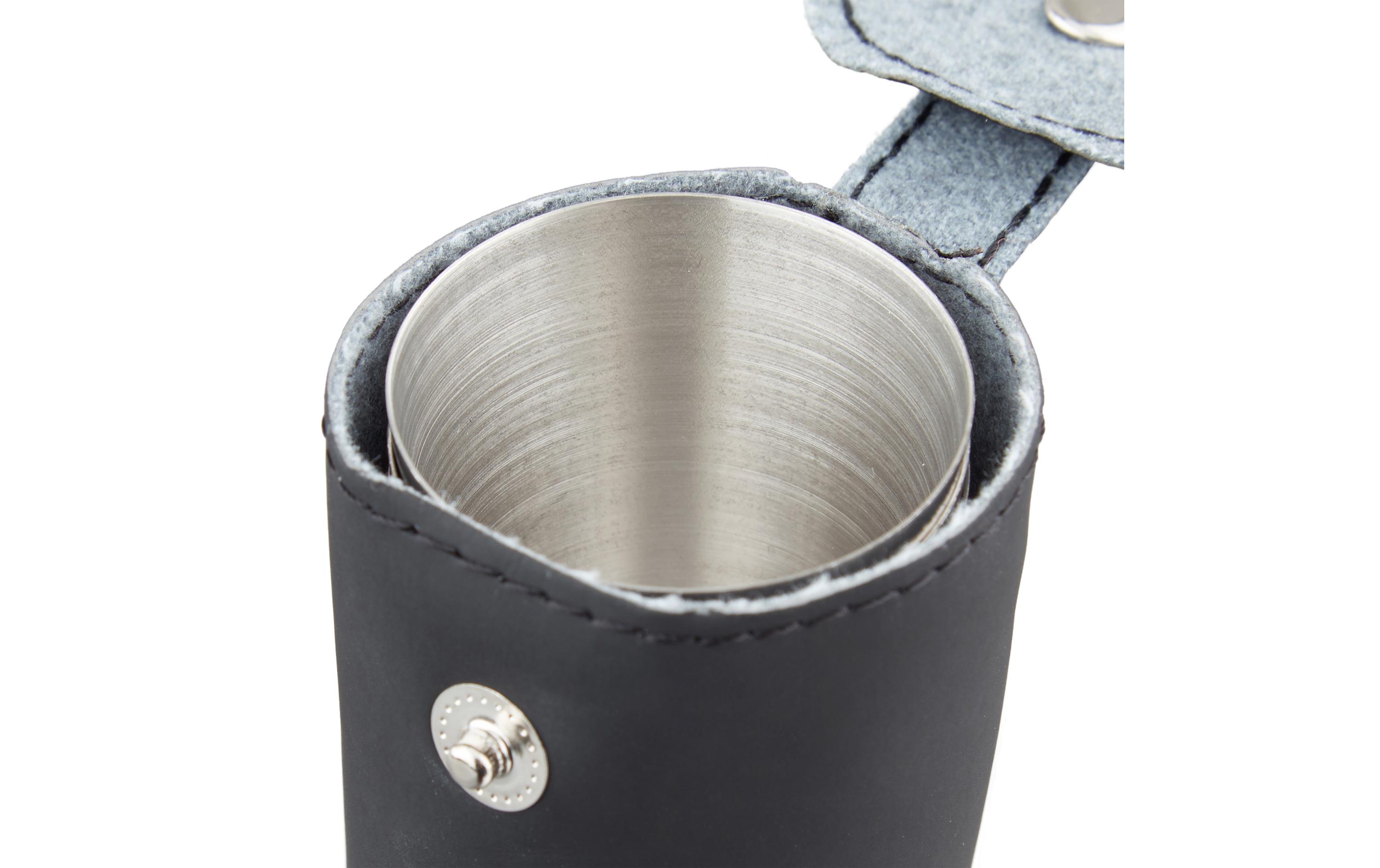 Outdoor-Flachmann 7-teiligFlachmann Set aus Edelstahl