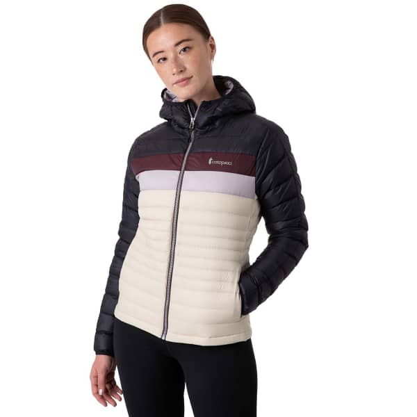 Doudoune ski COTOPAXI W FUEGO DOWN HOODED JACKET BLACK CREAM