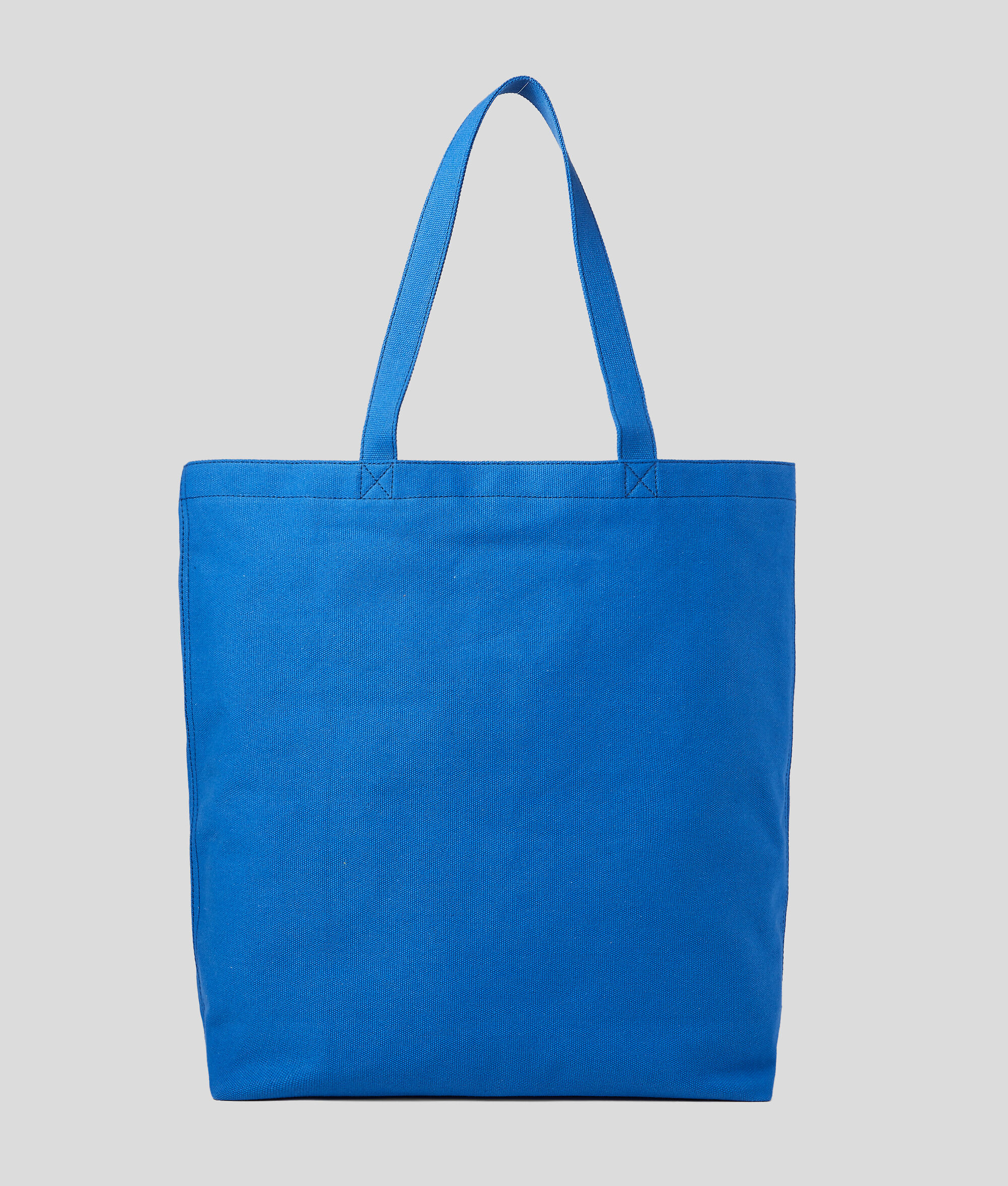 CABAS EN TOILE AVEC EMPIÈCEMENT À LOGO KLJ