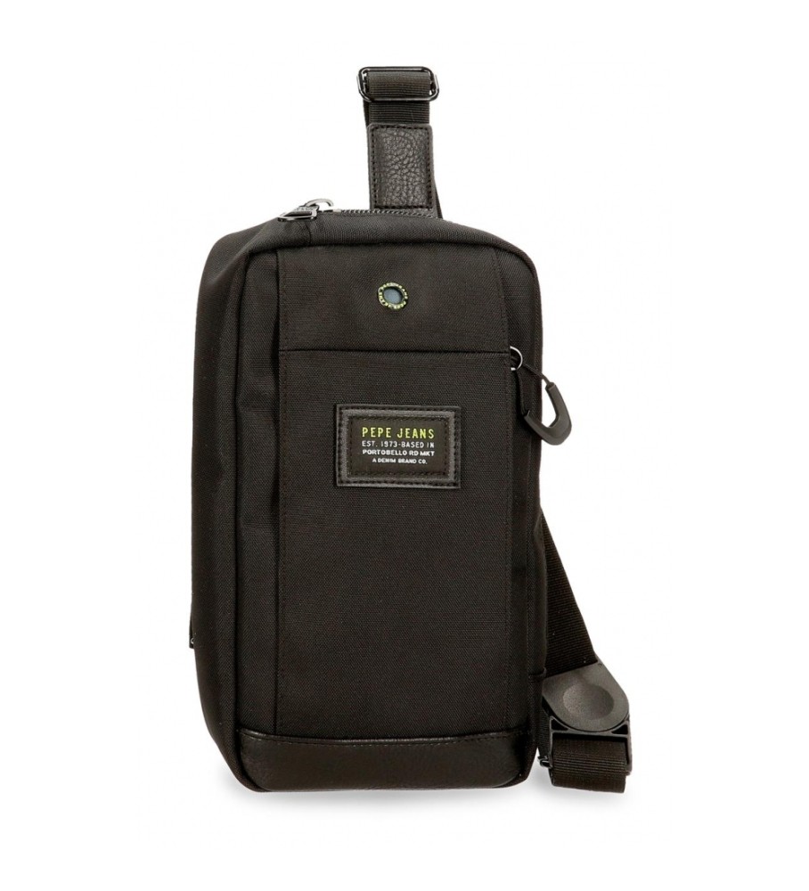 Pepe Jeans Bandolera rionera Leighton negro