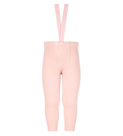 Condor Leggings m. Seler - Uld/Akryl - Pudderrosa