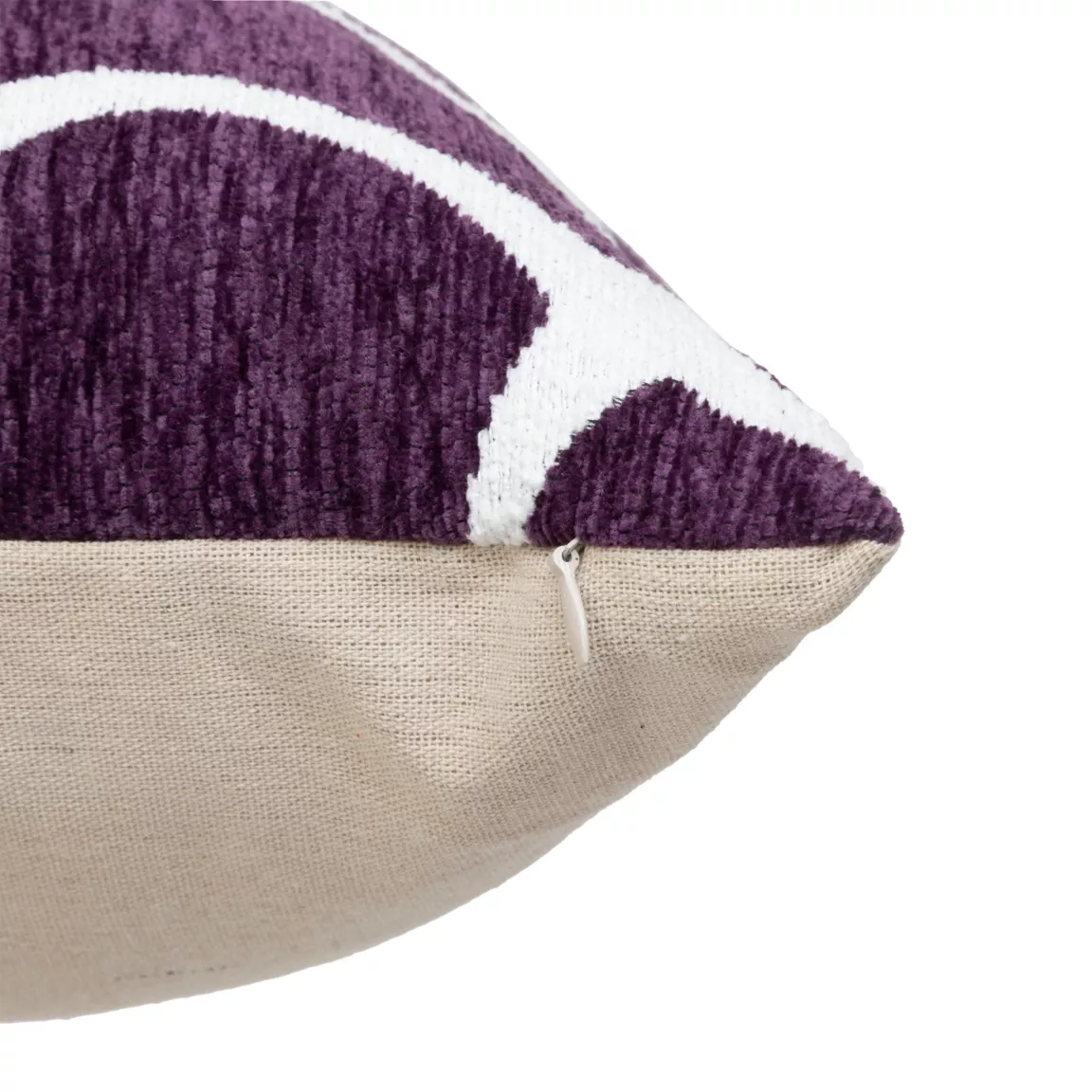 Housse de coussin rectangulaire (30 x 50 cm) Jeni Violet