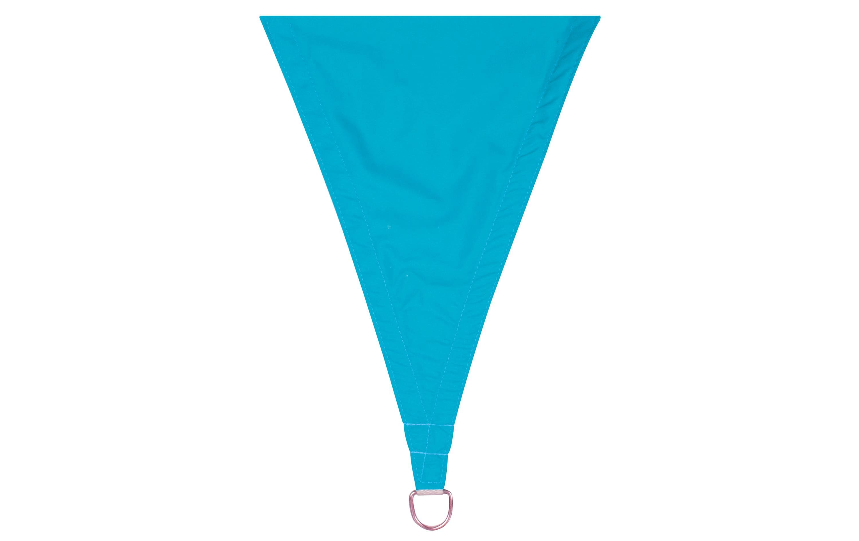 Sonnensegel 500 cm, QuadratischQuadrat, 5 x 5 m, himmelblau
