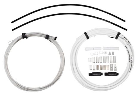 Kit Câbles et Gaine Jagwire 2x Elite Sealed Shift Kit Blanc
