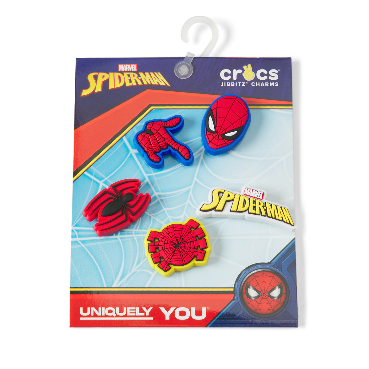 CROCS<br>Conjunto de 5 Jibbitz Homem-Aranha
