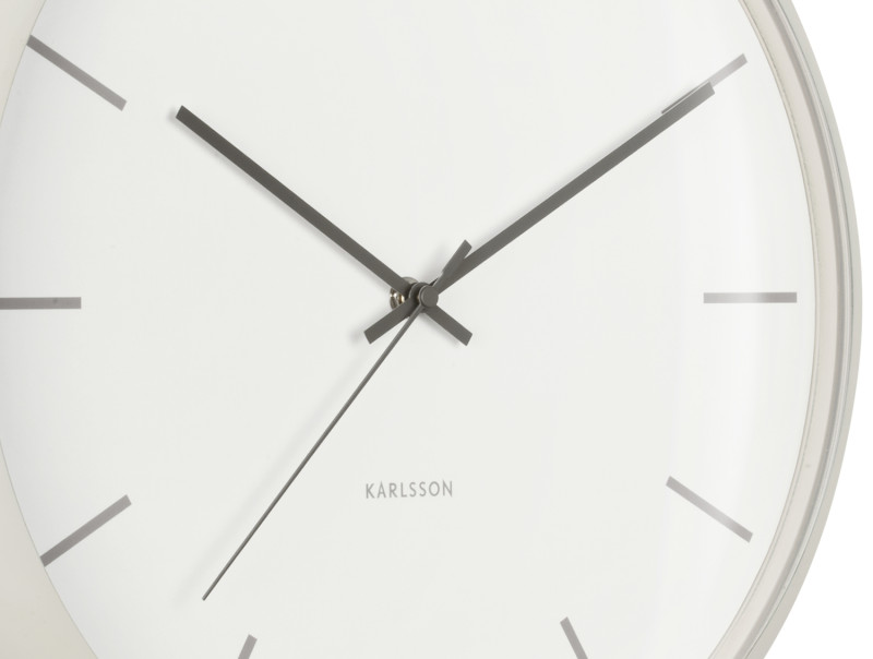 Wall Clock Nirvana Globe KA5859GY Dark warm grey
