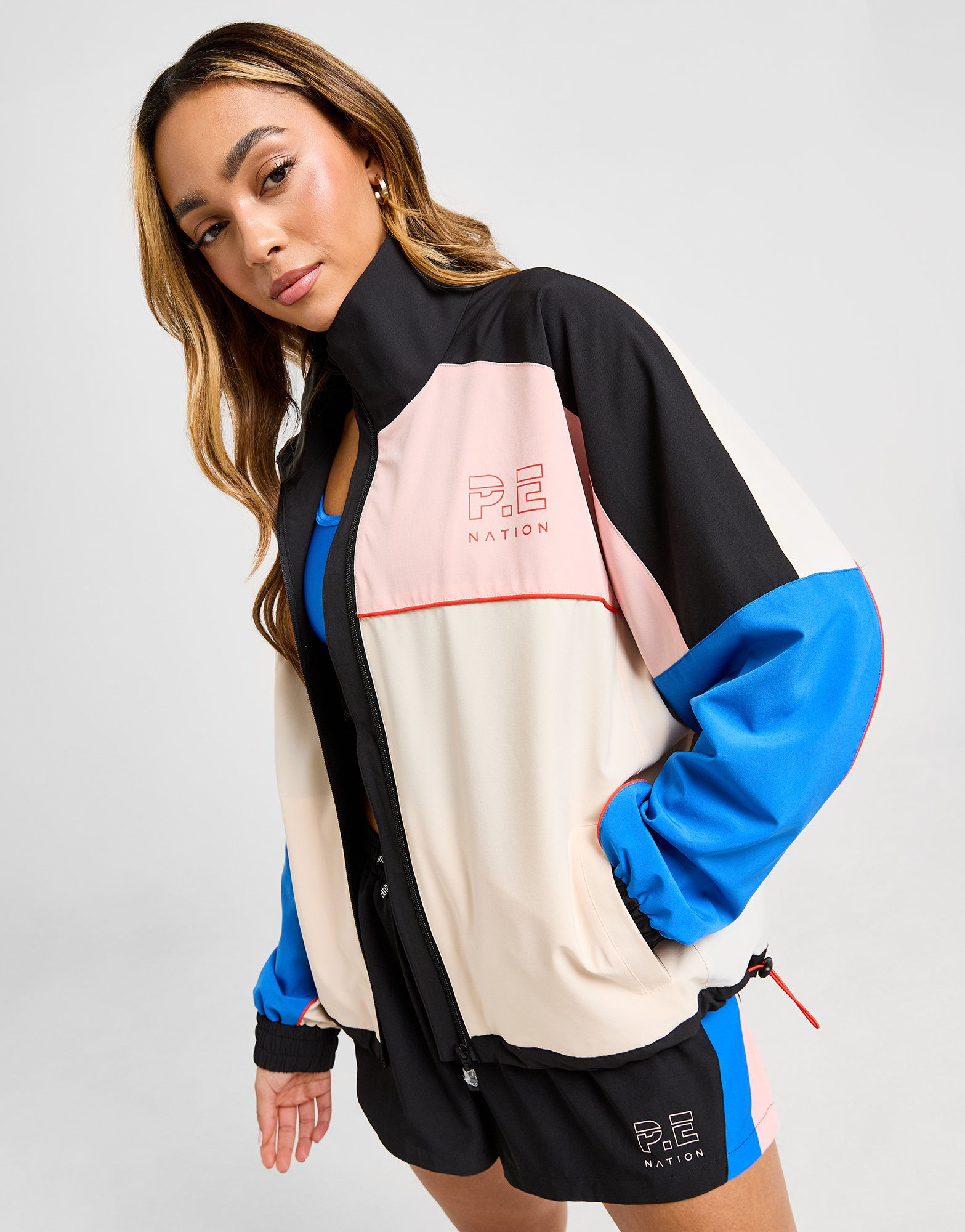 PE Nation Veste Form Colour Block Femme
