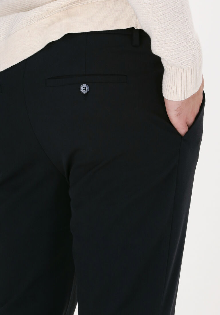 PLAIN donkerblauwe plain pantalon josh 315