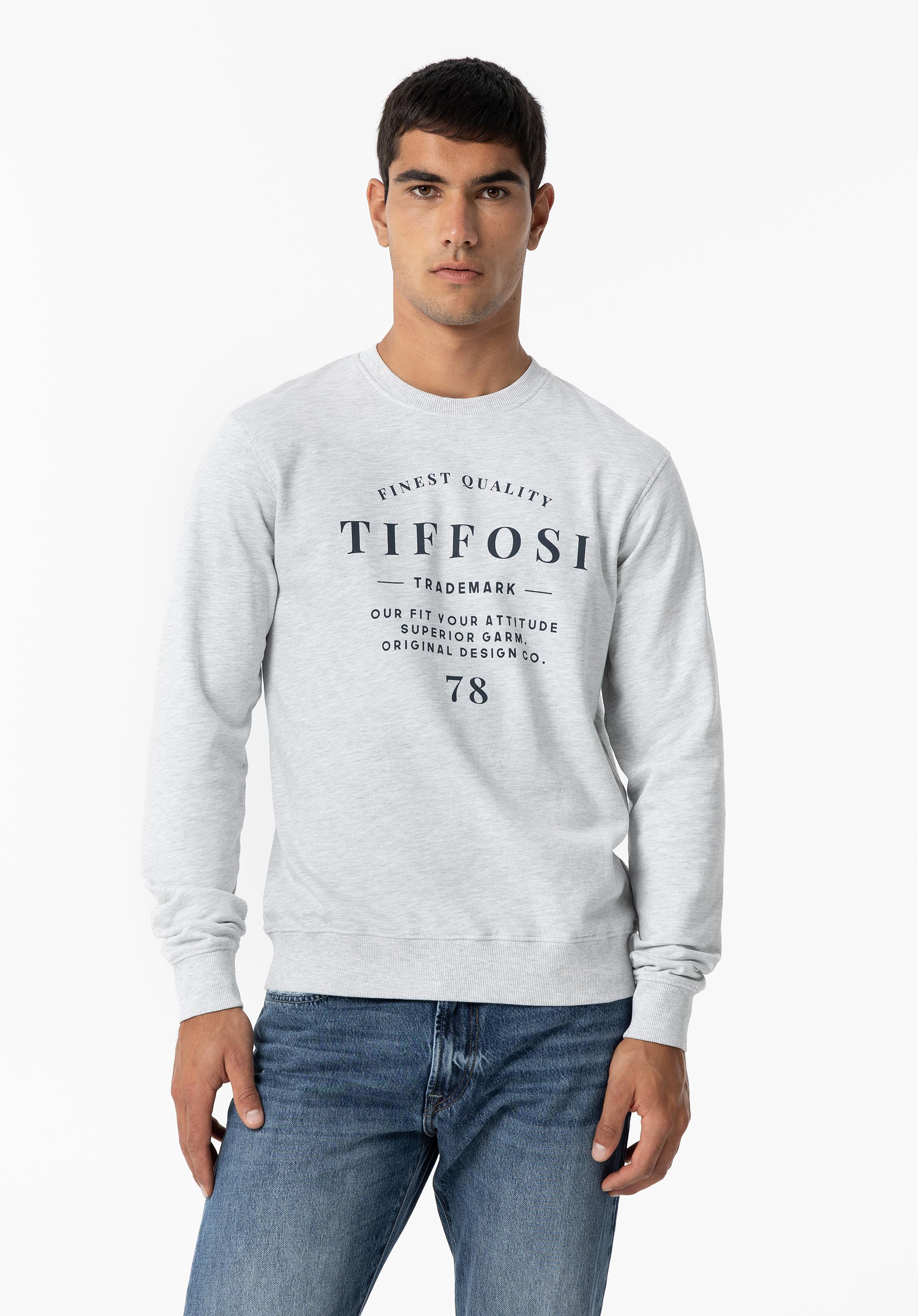 Sweatshirt com Estampado Frontal