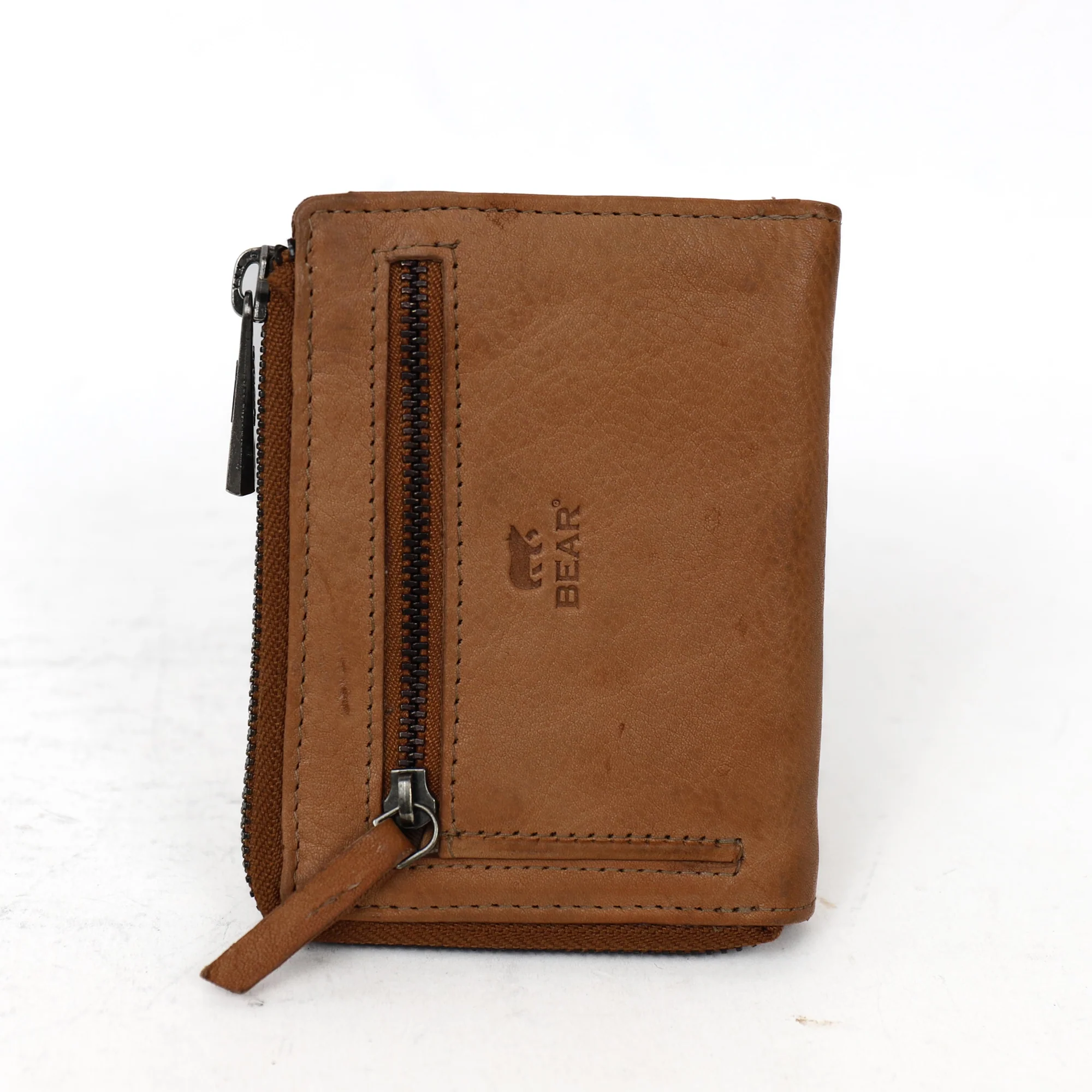 Bear Design Callisto Pelle Portemonneetje Gungun Taupe CP6710