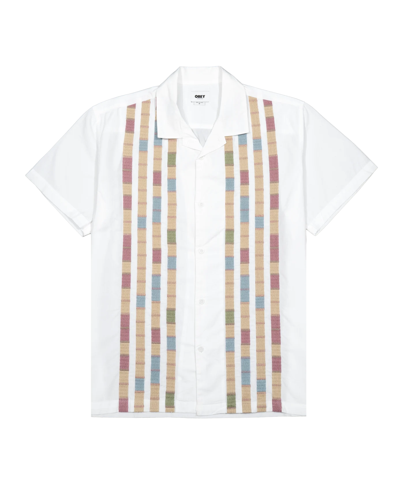 Obey Jules Woven Hemd Weiss