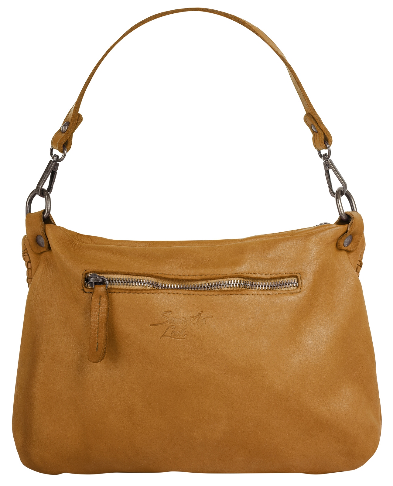 Samantha Look Umhängetasche echt Leder, Made in Italy