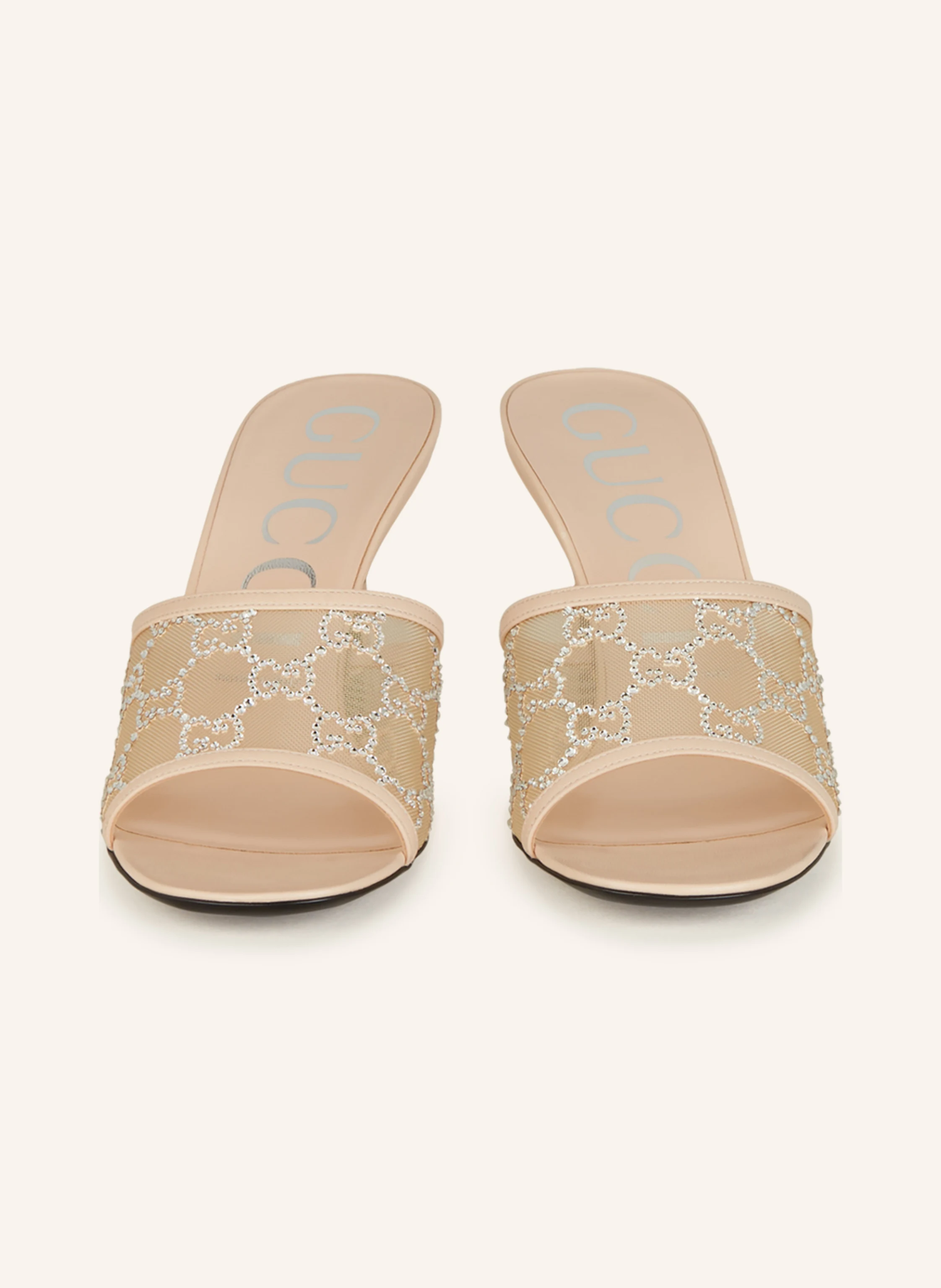 GUCCI Mules mit Schmucksteinen
