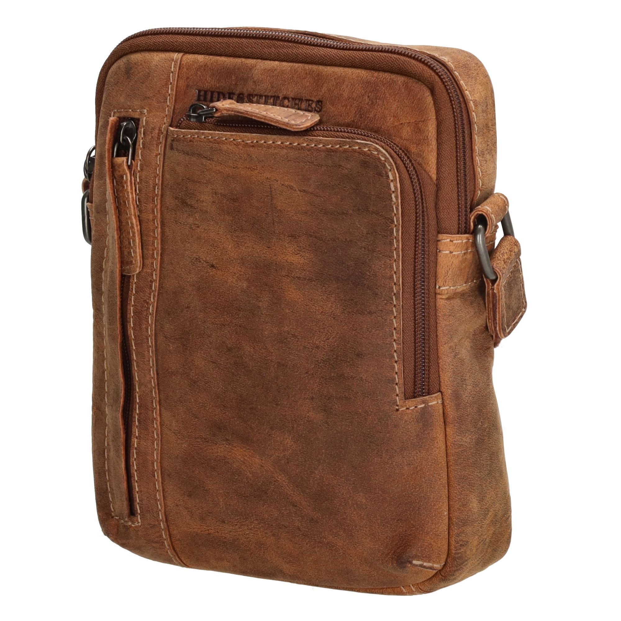 Hide & Stitches Idaho Schoudertas Bruin