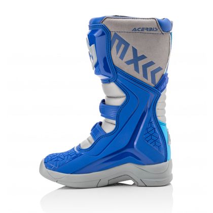 Bottes cross Acerbis X-TEAM KID BLUE/GREY - Bleu / Gris