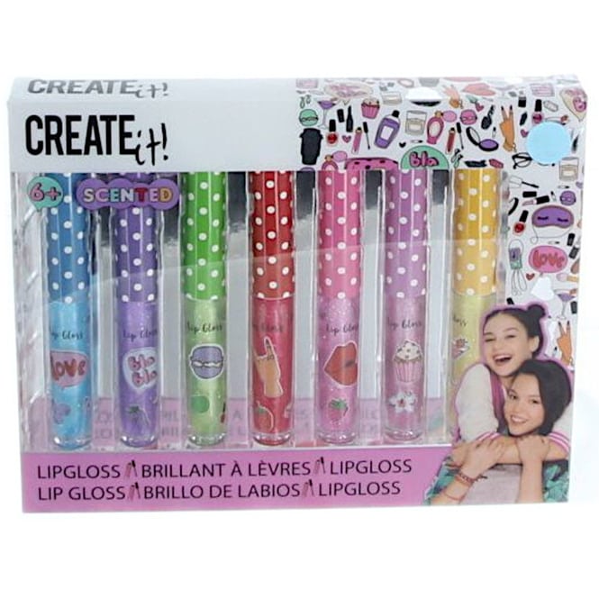 Create it! - Lipgloss 7er Set - Glitzer & Duft