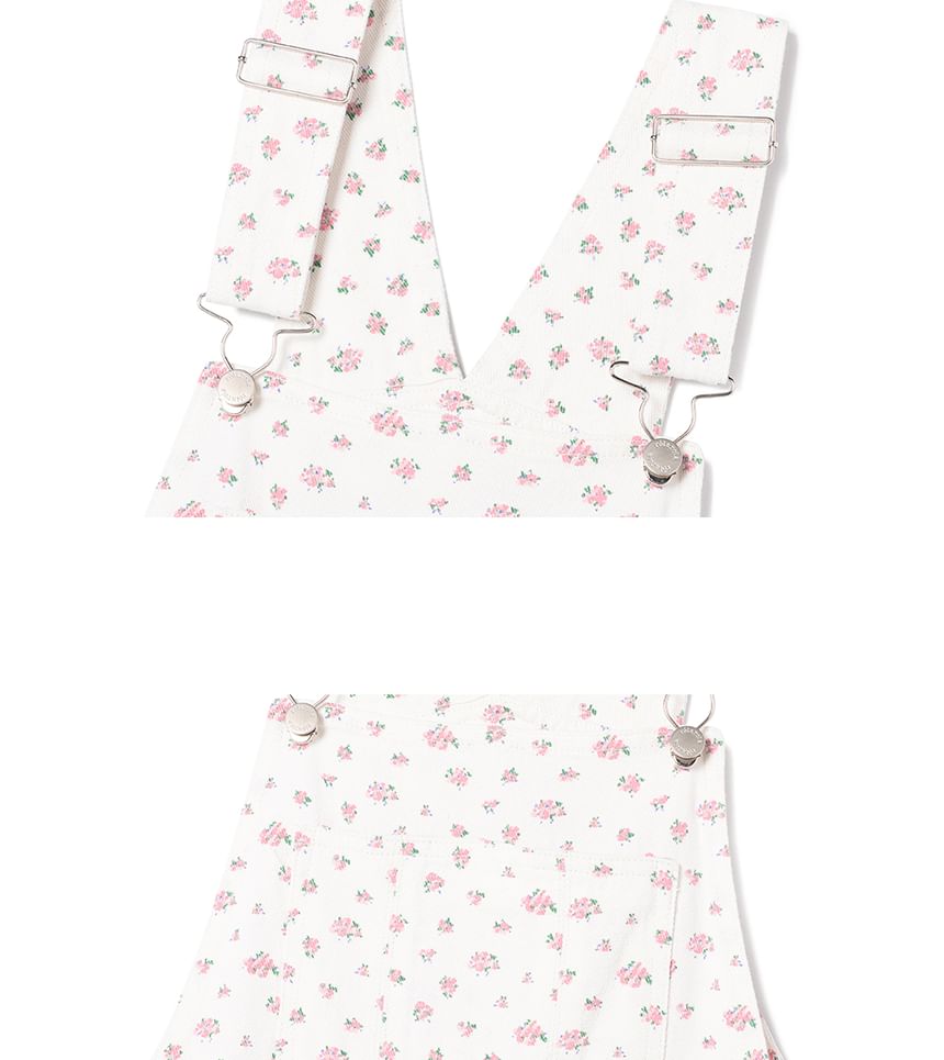 rolarola - Ditsy Flower Overall Pants (Wit)