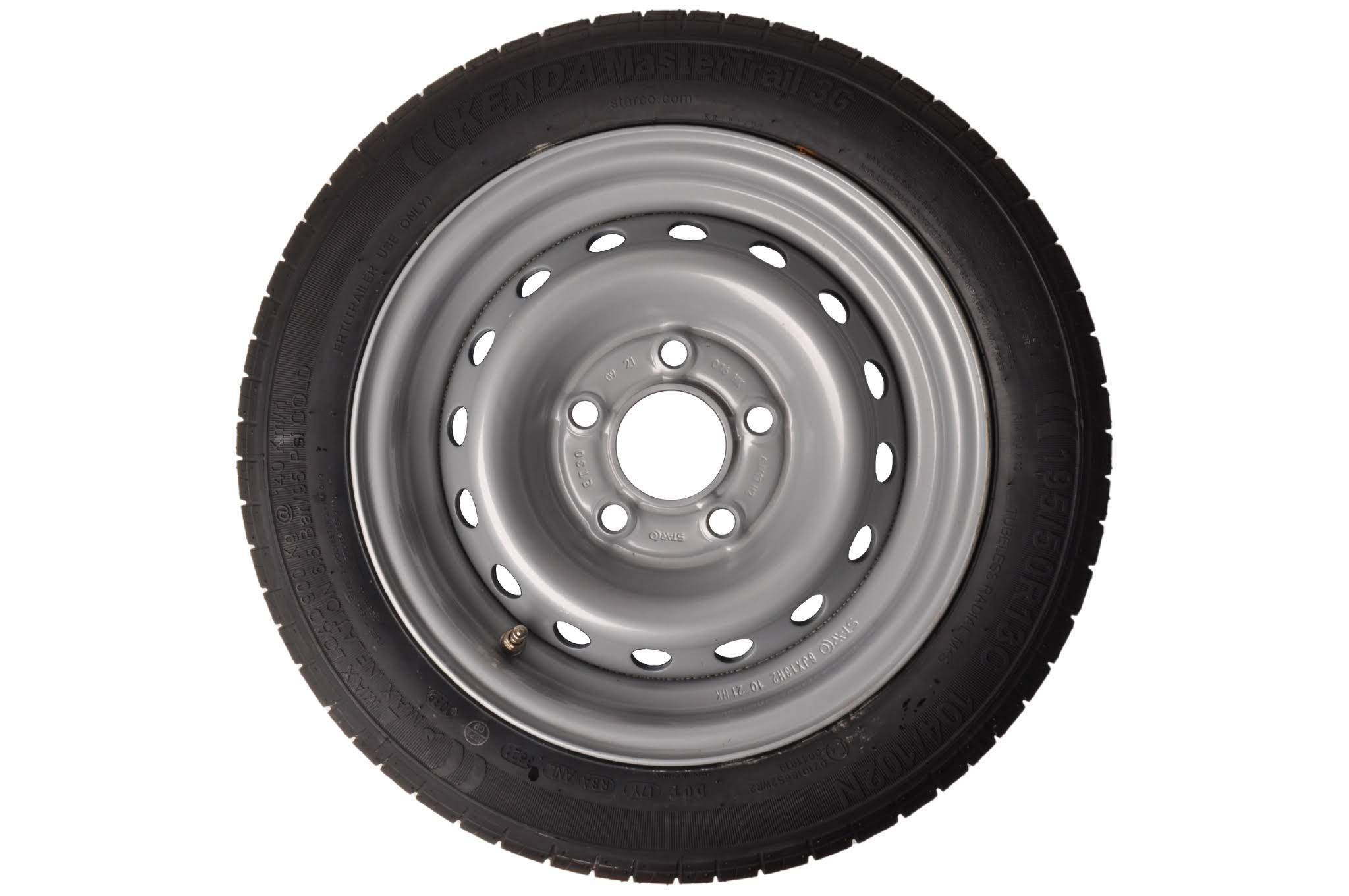 Kenda Komplettrad Anhänger 195/50R13C Lochkreis 5x112 Tragfähigkeit