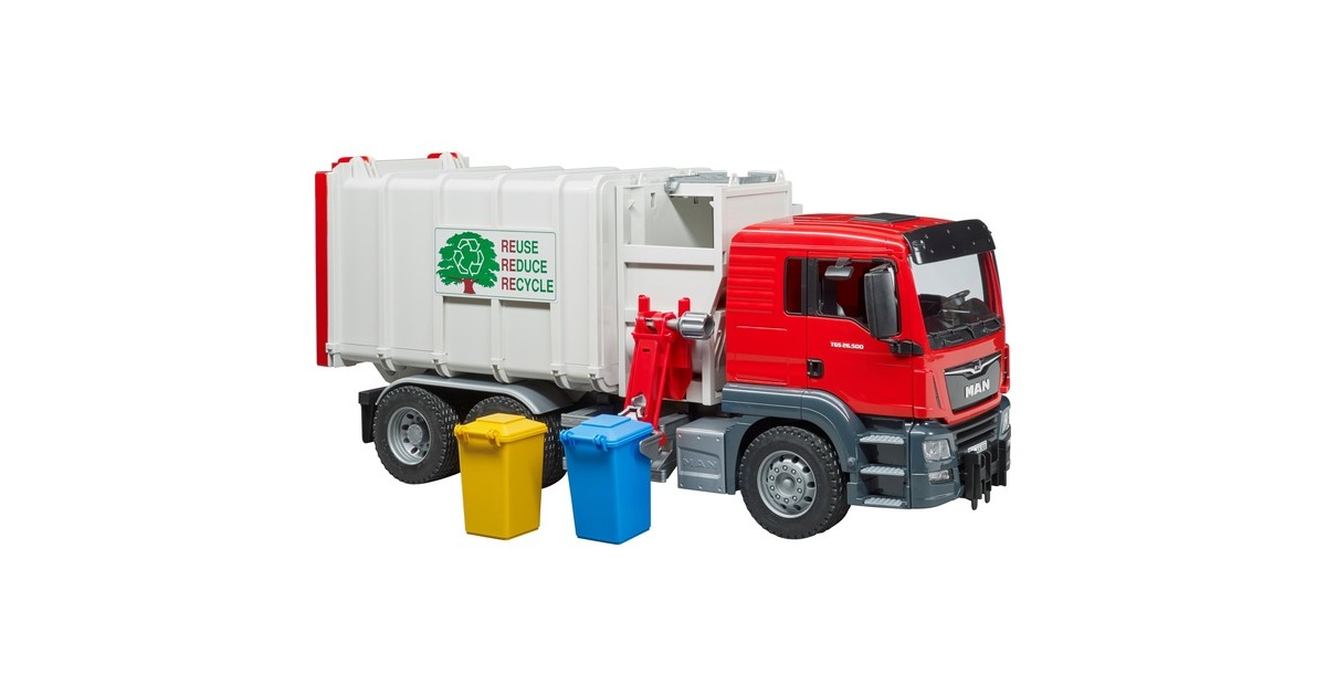 bruderMAN TGS vuilniswagen zijlader Modelvoertuig  (03761)