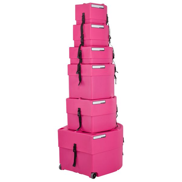 Hardcase HRockFus6 F.Lined Set Pink