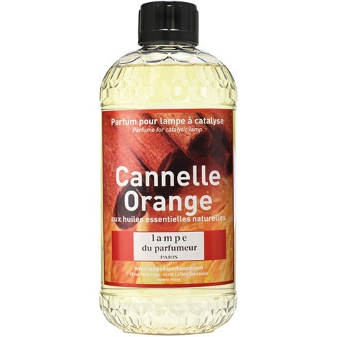 Recharge pour lampe 500 ml cannelle orange