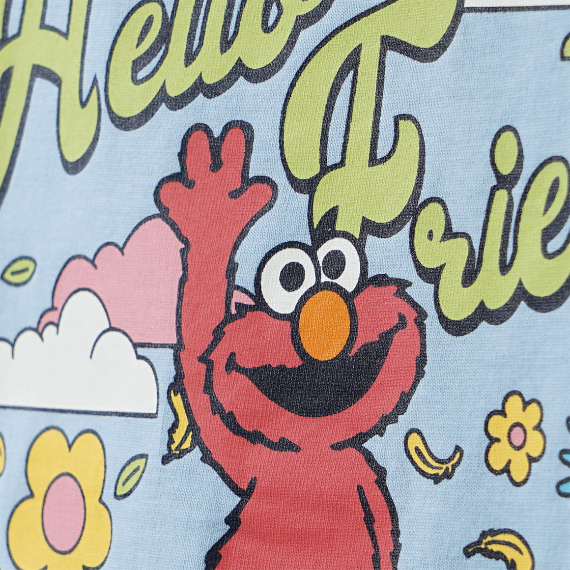 Topolino Sesamstraße T-Shirt mit Print hellblau