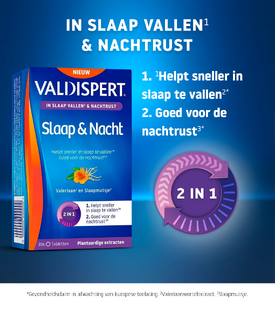 Valdispert Slaap & Nacht tabletten 30TB