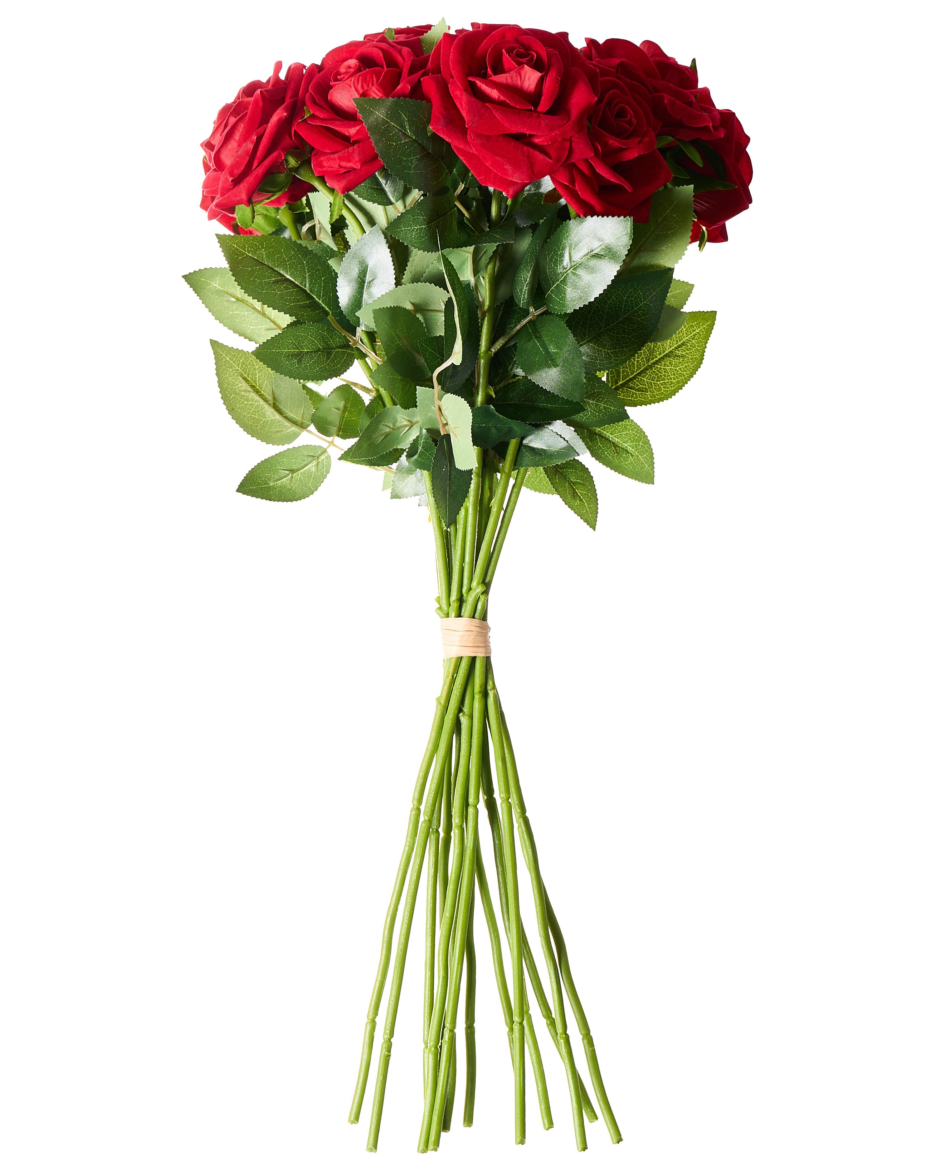 Kunstbloemenboeket MAFRA 60 cm Rood