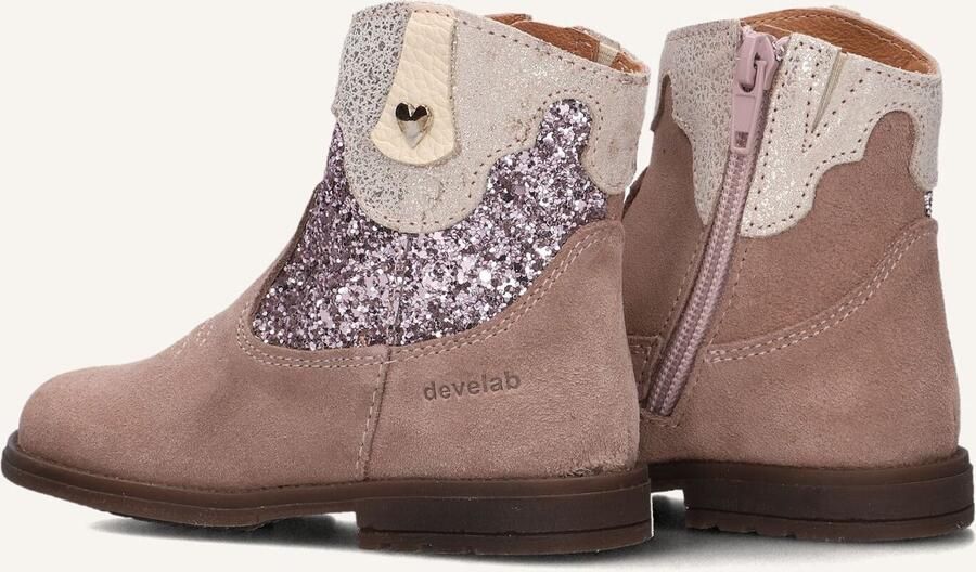 Develab 47084 Laarzen Suède Unisex Roze