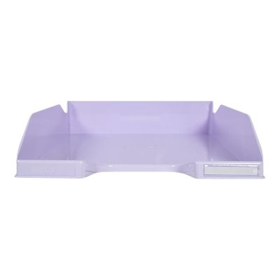 Exacompta Combo Midi Aquarel - Corbeille à courrier - mauve