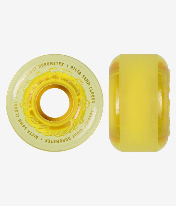 Ricta Hi Vis Clouds Rollen (yellow) 56 mm 78A 4er Pack