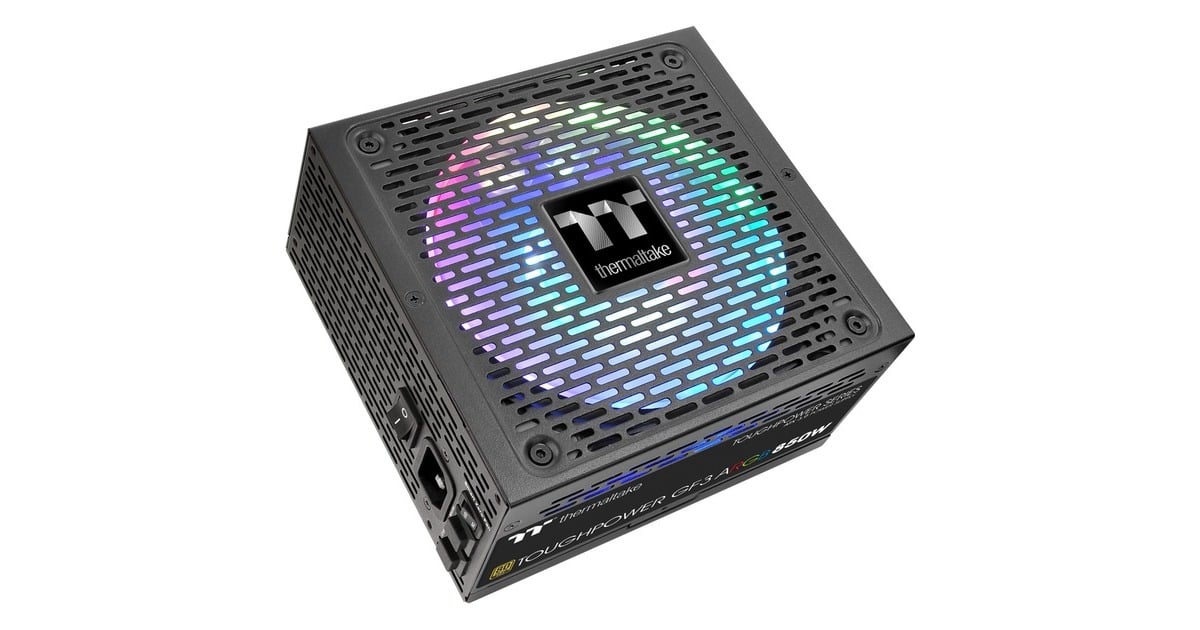 ThermaltakeToughpower GF3 ARGB Gold modulaire 850 watt voeding   (Zwart, 4x PCIe)