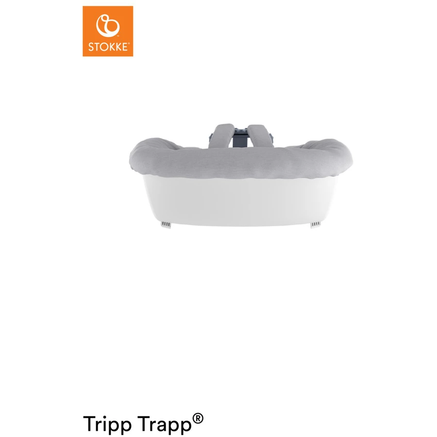 STOKKE® Tripp Trapp® Hochstuhl Buche Whitewash inkl. Newborn Set™ Grey