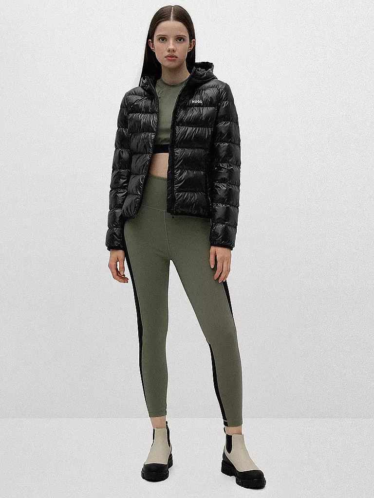 HUGO Leichtsteppjacke Famara schwarz