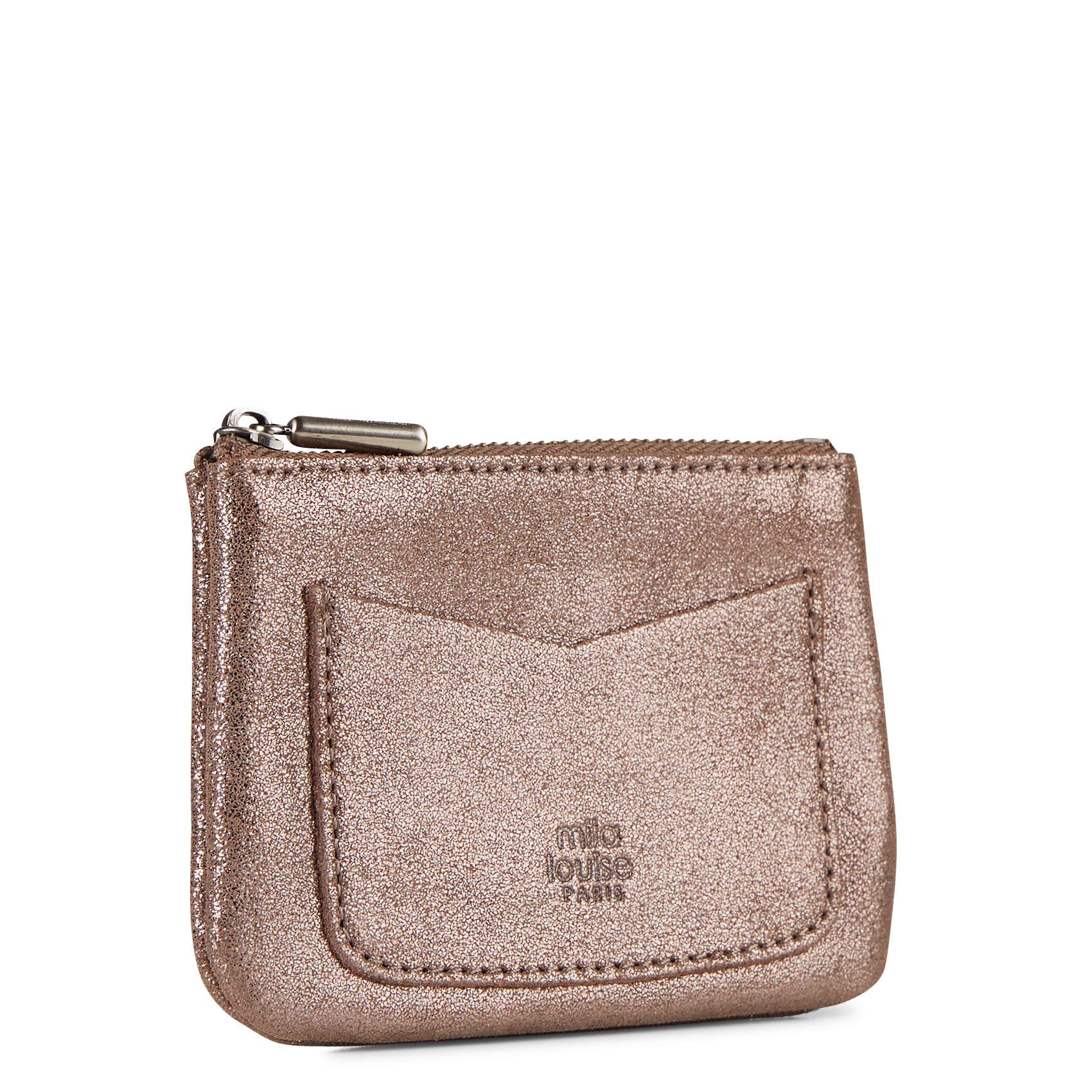 LIAS - Porte monnaie en cuir| Gris