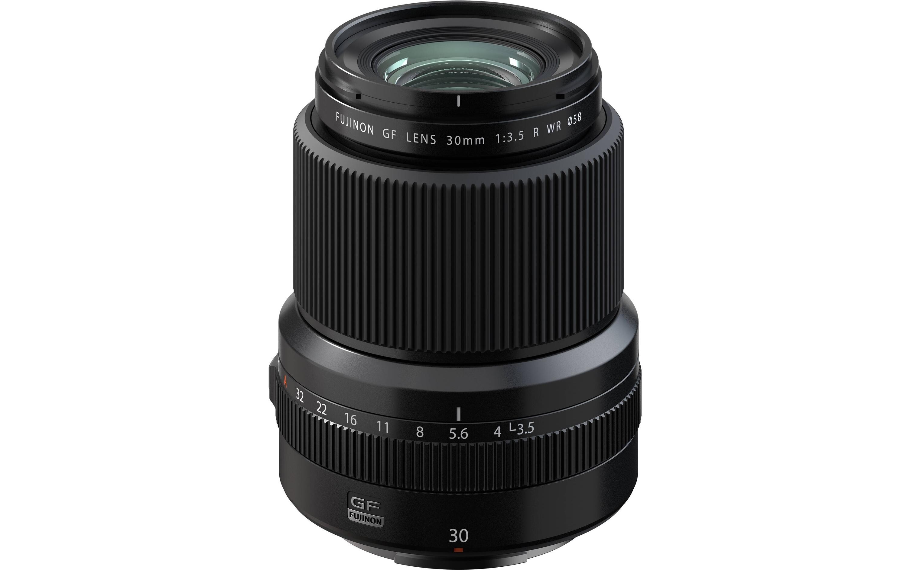 Festbrennweite FUJINON GF 30mm F/3.5 R WR – Fujifilm G-Mount<br>Festbrennweite mit beliebter 24-mm-Brennweite