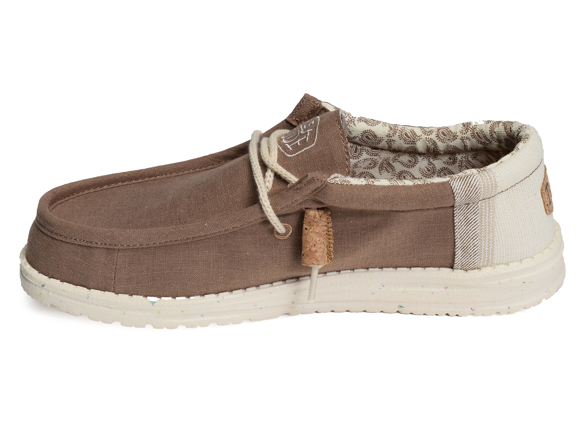 Wally breack stitch marron beige