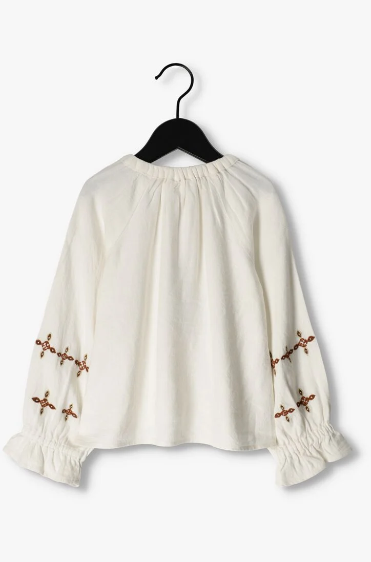 BAJE STUDIO gebroken wit baje studio blouse woven blouse