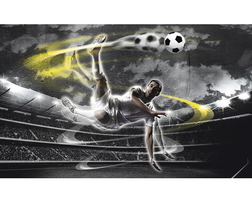 Vliesbehang 2000 VEXXXL Voetballers 4-delige set 416 x 254 cm