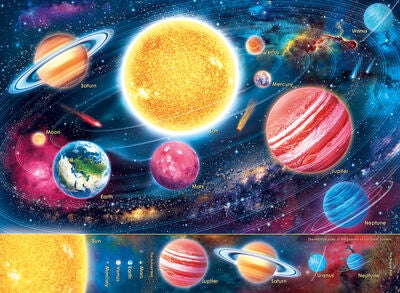 Ravensburger The Solar System XXL Puslespill 300 Brikker