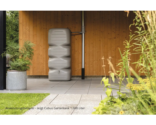 Regenton GARANTIA Cubus 700 l betongrijs